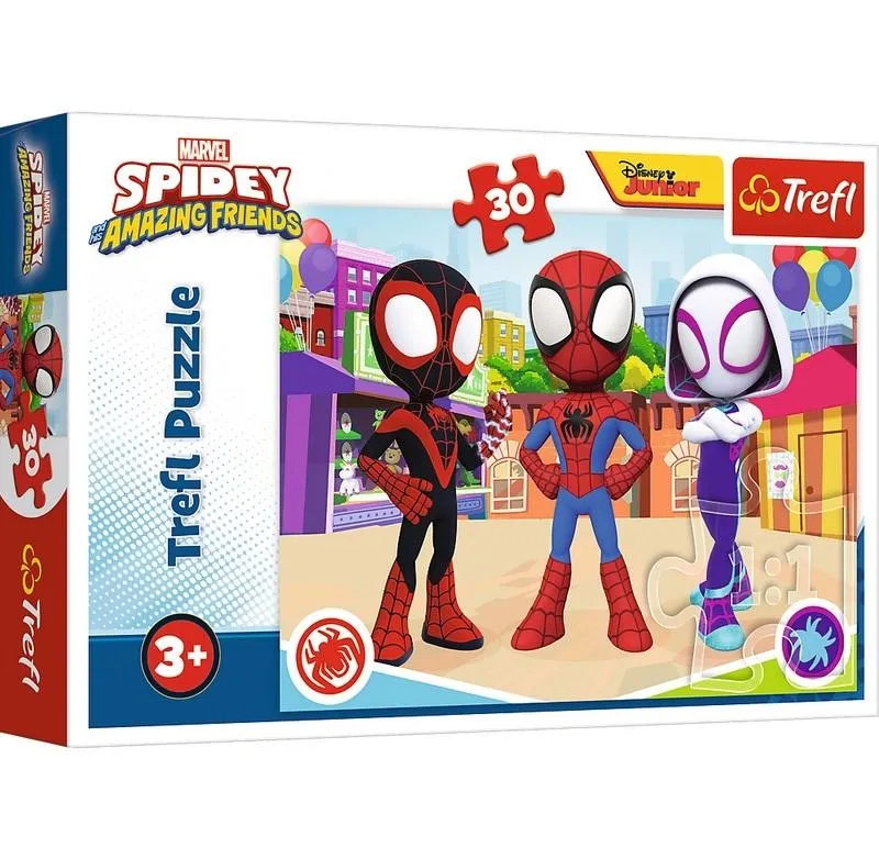 Puzzle 30 Przygody Spidey'a i przyjaciół Marvel