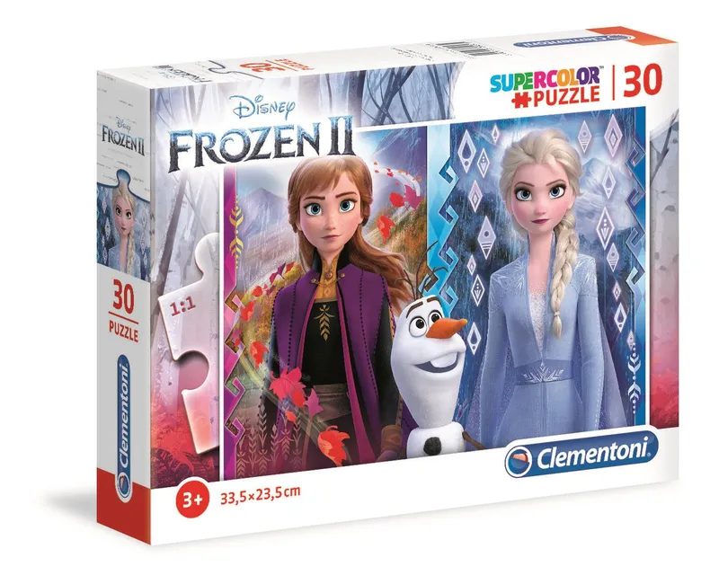 Puzzle 30 elementów Frozen 2 Super Color, Clementoni