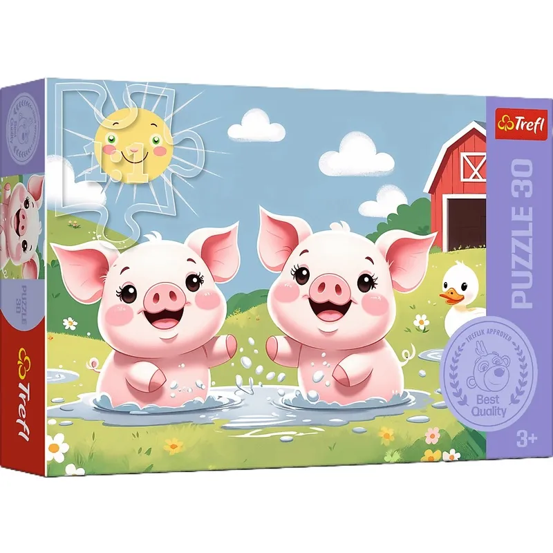 Puzzle 30 Wesołe życie na wsi Trefl