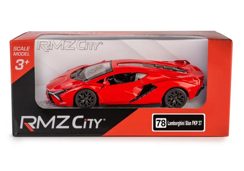 RMZ City Lamborghini Sian czerwony w skali 1:39, Daffi