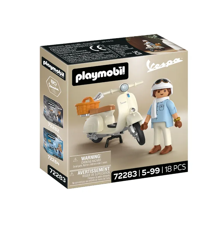 Skuter Vespa 80 lat Classic Style Playmobil