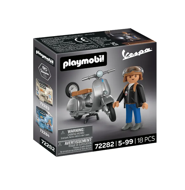 Skuter Vespa 80 lat Original Style Playmobil