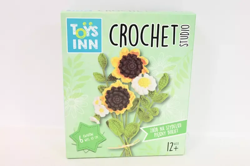 Słoneczniki robótki ręczne Crochet Studio Toysinn, szydełko