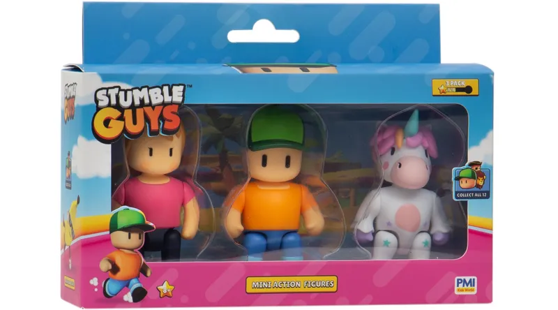 Stumble Guys Mini Action Figures 3 Pack