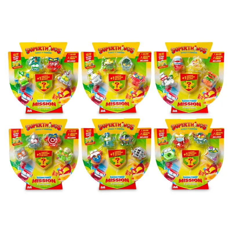 SuperThings Kazoom Power Mission 5 Pack Blister