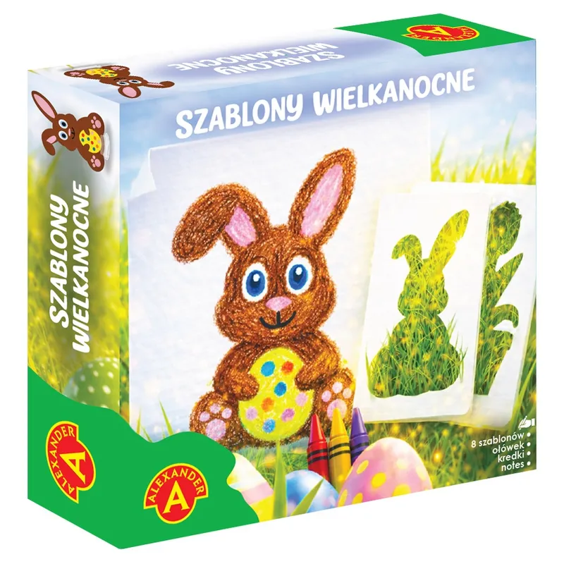Szablony Wielkanocne, zestaw kreatywny, Alexander Gry