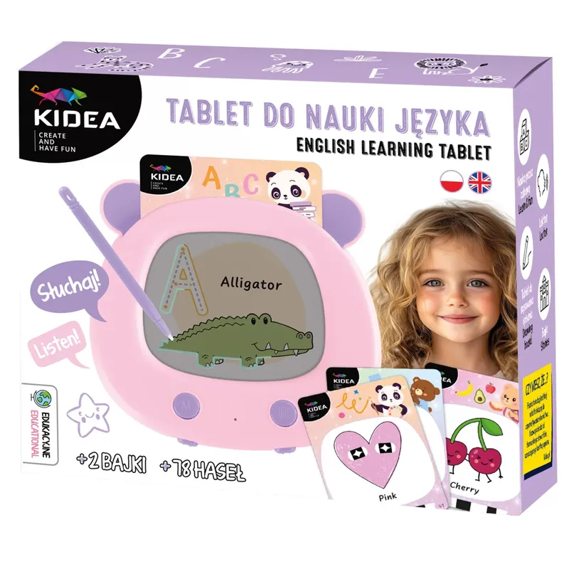 Tablet do nauki angielskiego Kidea