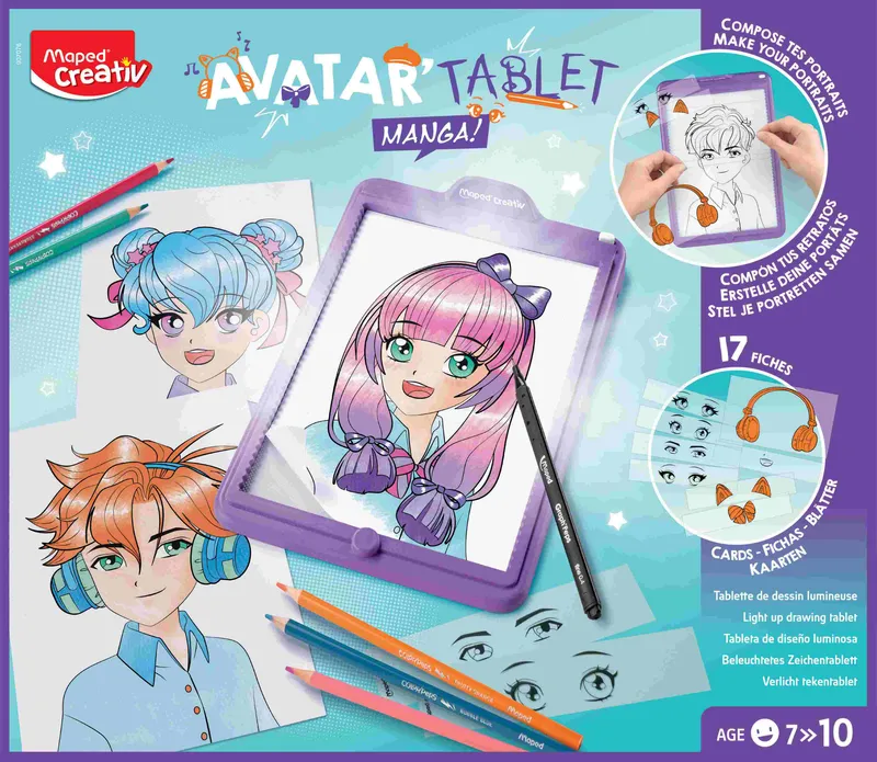 Tablica podświetlana Avatar Studio Manga, Maped