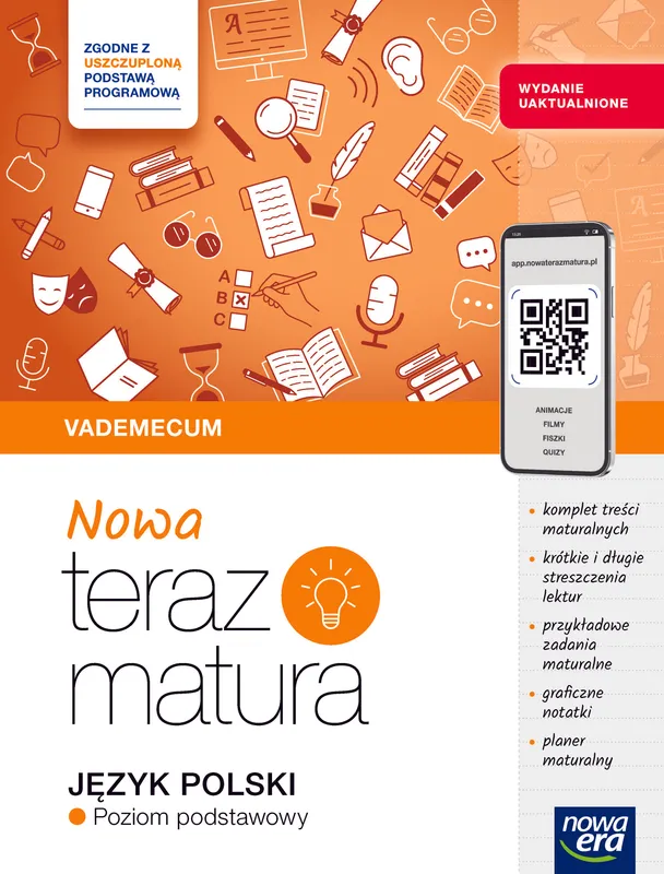 Teraz matura 2025/2026 Język polski Vademecum zakres podstawowy