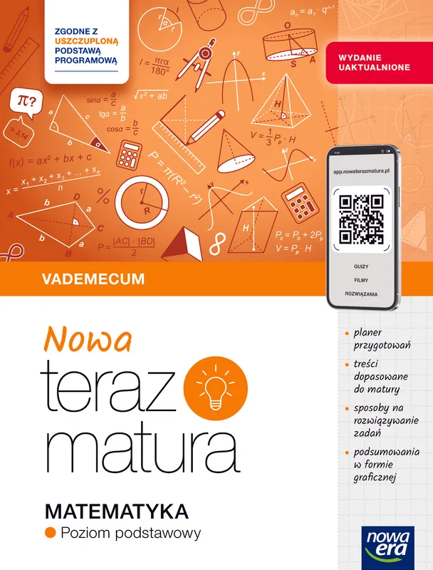 Teraz matura 2025/2026 Matematyka Vademecum zakres podstawowy