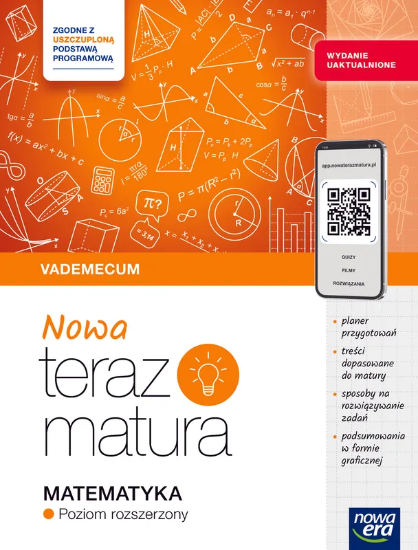 Teraz matura 2025/2026 Matematyka Vademecum zakres rozszerzony
