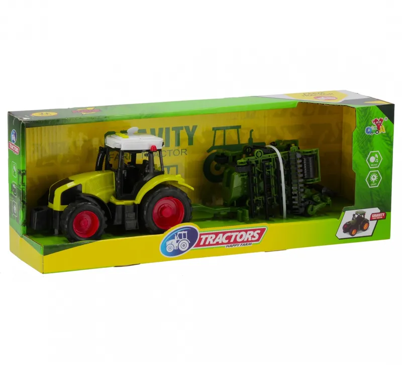 Traktor Moje Ranczo z akcesoriami, dźwiękowa zabawka MEGA CREATIVE
