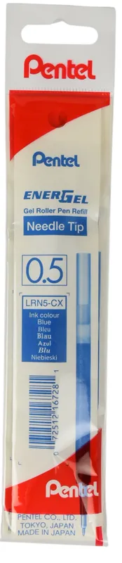 Wkład do cienkopisu kulkowego EnerGel niebieski LRN5-BP3CPL 3 sztuki folia