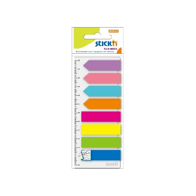 Zakładki indeksujące Maped neon, strzałki, 8x25 szt.
