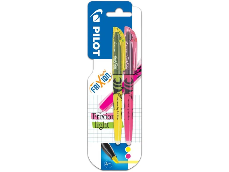 Zakreślacz wymazywalny Pilot FriXion Light, 2 szt.
