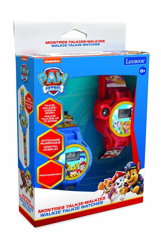 Zegarek z krótkofalówkami Paw Patrol Lexibook