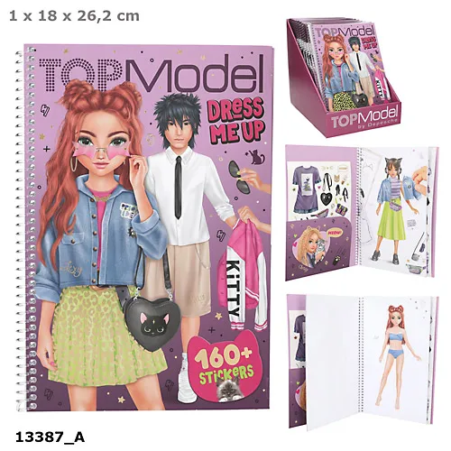 Zestaw Dress Me Up: Top Model Rebel Kitty