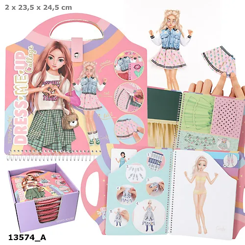 Zestaw Dress Me Up Top Model Collage Book 13574A
