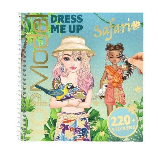 Zestaw Dress Me Up TOPModel Safari z naklejkami