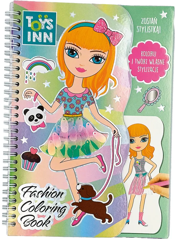 Zestaw Fashion ToysInn Coloring Book