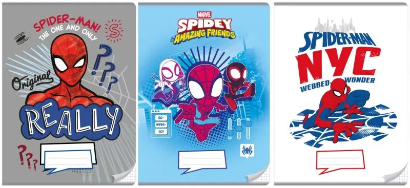 Zeszyt A4 32k. kratka Spider Man 1szt.mix